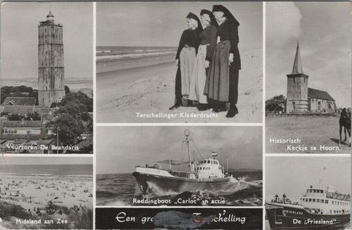 TERSCHELLING - Meerluik Een groet uit Terschelling, Verzamelen, Ansichtkaarten | Nederland, Verzenden