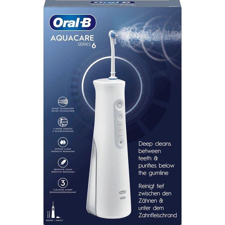 Oral-B AquaCare 6 monddouche, Witgoed en Apparatuur, Persoonlijke-verzorgingsapparatuur, Verzenden