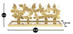 WAND NACHTKASTJE/PLANK VLINDERS SET 2 STUKS CM 43X19,2X16,5, Huis en Inrichting, Slaapkamer | Bedden, Ophalen of Verzenden, Nieuw