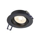 LED Spot - Carme - Dimbaar - Philips - Mat Zwart, Verzenden, Nieuw