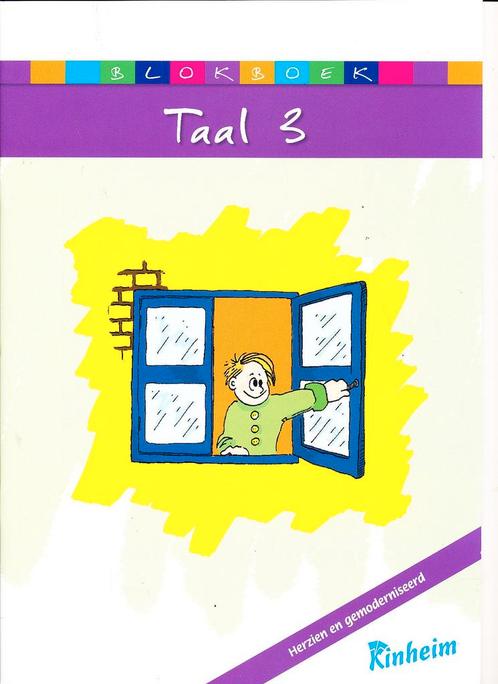 Kinheim Blokboek Taal 3 (per stuk), Boeken, Schoolboeken, Nieuw, Verzenden