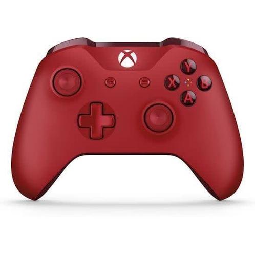 Microsoft Xbox One S Controller Rood (Xbox One Accessoires), Spelcomputers en Games, Spelcomputers | Xbox One, Zo goed als nieuw
