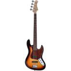 Fazley Classic Series FJB218 Sunburst elektrische basgitaar, Verzenden, Nieuw