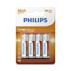 Philips Longlife Zinc AA/R6 alkalinebatterij 1x Blister, Nieuw, Verzenden