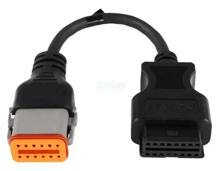 Jaltest (JDC536A) | Komatsu 12-pins OBD – 16-pins OBD2 Verlo, Auto diversen, Autogereedschap, Nieuw, Verzenden