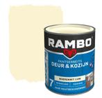 Rambo Pantserbeits Deur & Kozijn Dekkend Boerenwit 0.75L, Doe-het-zelf en Verbouw, Verf, Beits en Lak, Verzenden, Wit, Nieuw, Beits