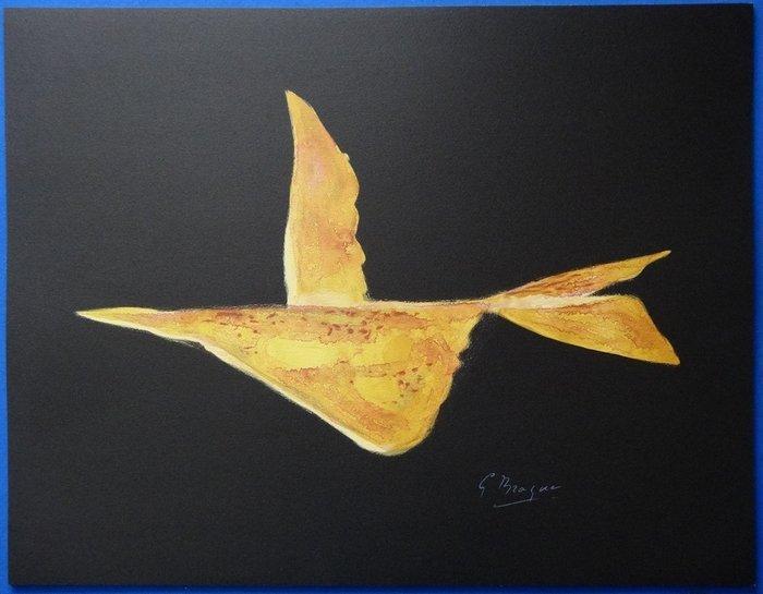 Georges Braque (1882-1963) - Composition dorée, Antiek en Kunst, Antiek | Overige Antiek