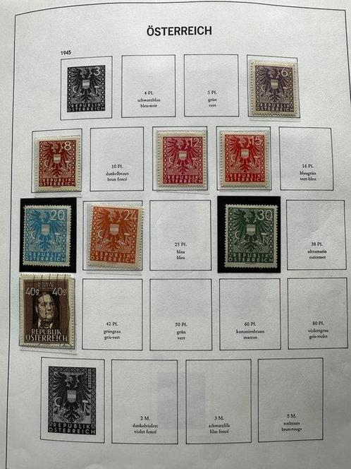 Oostenrijk 1925/1988 - Partij in een Davo Album, Postzegels en Munten, Postzegels | Europa | Oostenrijk