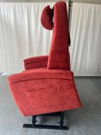 Fitform sta-op stoel in rode stof, Huis en Inrichting, Fauteuils, Minder dan 75 cm, Ophalen of Verzenden, Zo goed als nieuw, 50 tot 75 cm