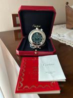 Reisklok - Cartier - Staal, Glas - 2000-2010, Antiek en Kunst, Antiek | Klokken