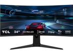 Tcl - WQHD Gaming Monitor - 34 inch, Computers en Software, Gaming, Verzenden, Nieuw, Tcl