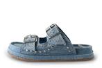 Nelson Slippers in maat 37 Blauw | 10% extra korting, Kleding | Dames, Schoenen, Slippers, Zo goed als nieuw, Nelson, Verzenden