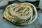 Waist Beads / Afrikaanse Heupketting - ADAMAZA - Groen (elas, Sieraden, Tassen en Uiterlijk, Ophalen of Verzenden, Nieuw