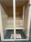 Finse sauna, 1,70 x 1,40 x 2,00. Uit voorraad leverbaar!