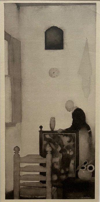 Jan Mankes (1889-1920), after - Moeder in Kamer 1923, Antiek en Kunst, Antiek | Overige Antiek