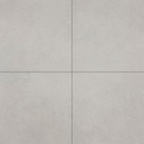Vloertegel / wandtegel betonlook cems licht grijs 60x60, Doe-het-zelf en Verbouw, Tegels, Vloertegels, Nieuw, 10 m² of meer, Keramiek