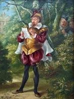 Britse school (XIX) - Malvolio from Twelfth Night, Antiek en Kunst, Kunst | Schilderijen | Klassiek