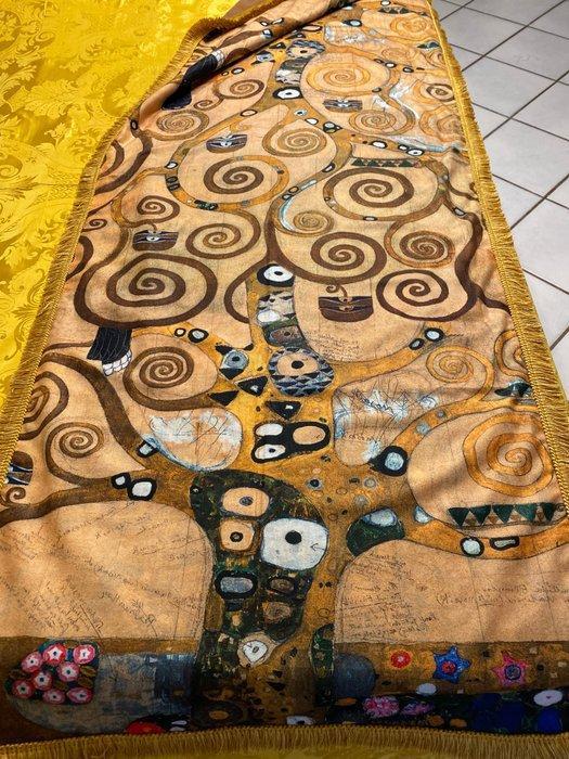 Elegante kasjmier plaid art déco albero della vita Klimt -, Antiek en Kunst, Curiosa en Brocante