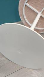 Moderne Witte - Bijzettafel - Staal, Roze Marmer, Antiek en Kunst