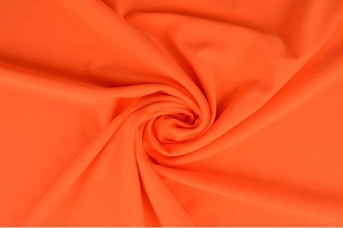 10 meter lycra stof - Neon oranje, Hobby en Vrije tijd, Stoffen en Lappen, 120 cm of meer, 200 cm of meer, Oranje, Nieuw, Overige materialen