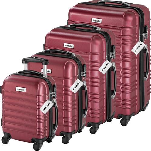 Kofferset Mila 4-delig met bagageweger en bagagelabels - wij, Sieraden, Tassen en Uiterlijk, Uiterlijk | Cosmetica en Make-up