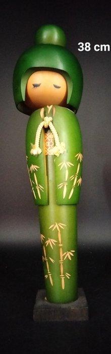 Miyashita Hajime - Beeldje, Grote elegante vintage Sosaku, Antiek en Kunst, Curiosa en Brocante