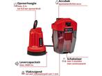 Einhell GE-SP 18 LL Li Solo - Accu Dompelpomp - 4500 l/u -, Verzenden, Nieuw