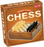Schaken in houten box | Tactic - Gezelschapsspellen, Hobby en Vrije tijd, Gezelschapsspellen | Bordspellen, Verzenden, Nieuw