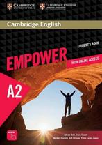 9781107466302 Cambridge English Empower - Elem book+onlin..., Boeken, Adrian Doff, Zo goed als nieuw, Verzenden