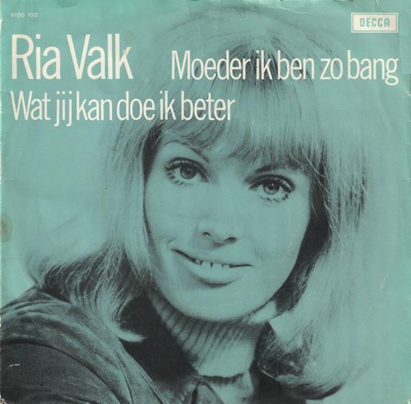 vinyl single 7 inch - Ria Valk - Moeder Ik Ben Zo Bang /..., Cd's en Dvd's, Vinyl Singles, Zo goed als nieuw, Verzenden