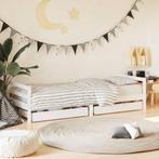 vidaXL Kinderbedframe met lades 90x200 cm massief grenenhout, Verzenden, Nieuw