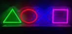Play knoppen NEON bord led lichtbord verlichting lamp reclam, Verzenden, Nieuw