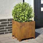 vidaXL Plantenbakken 2 st 40x40x40 cm weervast staal, Verzenden, Nieuw, Metaal