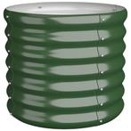 Gepoedercoate Plantenbak 40x36 Groen | Tweedekansje, Minder dan 60 cm, Rond, Nieuw, Ophalen of Verzenden