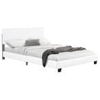 Gestoffeerd bed Bolonia - 140 x 200 cm - Wit