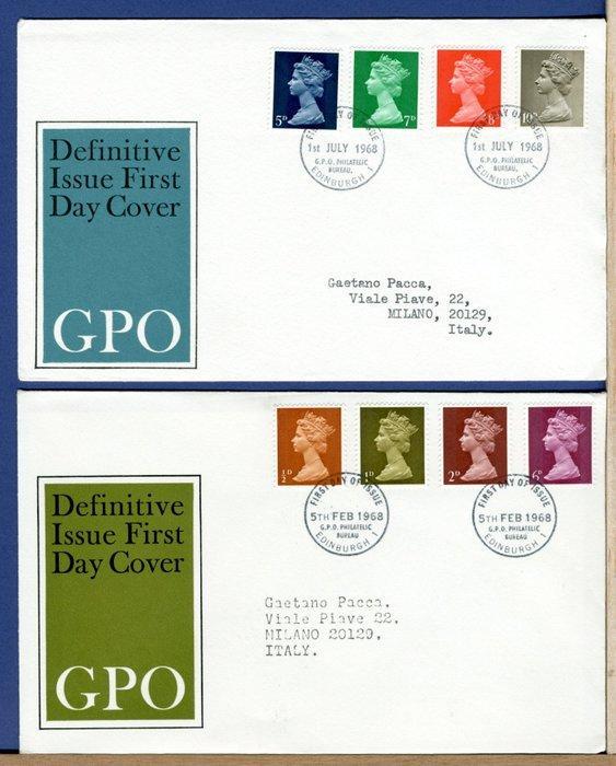Groot-Brittannië - Frankrijk - Zwitserland - Vaticaanstad, Postzegels en Munten, Postzegels | Amerika