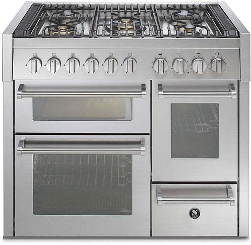 Steel GQ10SFF-6W gas fornuis met 6 branders, in meerdere, Witgoed en Apparatuur, Fornuizen, Nieuw, Ophalen of Verzenden