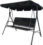 Duurzame grijze schommelbank - 3-zits met waterdicht zonn..., Ophalen of Verzenden, Nieuw