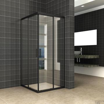Wiesbaden Douchecabine 80 x 80 x 200 cm mat zwarte profielen beschikbaar voor biedingen