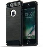 iPhone SE/5S Geborsteld TPU case - Ultimate Drop Proof Silic, Nieuw, Verzenden