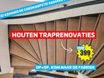 FABRIEKSLEEGVERKOOP! Eiken houten traprenovatie v.a. 699,-, Doe-het-zelf en Verbouw, Ophalen of Verzenden, Nieuw, Hout, Parket