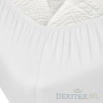 Textielpakket Queensbed - 1 molton met 2 jersey hoeslakens, Verzenden, Nieuw, Wit, Overige typen