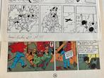 Hergé - 1 Print - Tintin - Objectif lune - Planche «, Boeken, Stripboeken, Nieuw