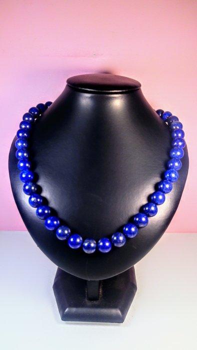 Lapis lazuli - Kettingen met ronde lapis lazuli kralen -, Antiek en Kunst, Curiosa en Brocante