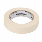 Fixman Afplaktape - Synthetisch rubber - 25 mm x 50 meter..., Doe-het-zelf en Verbouw, Schildersmaterialen, Ophalen of Verzenden