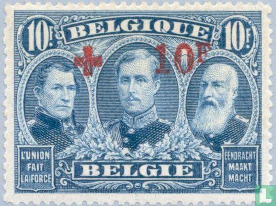 België - Diverse onderwerpen, met opdruk - 1918, Postzegels en Munten, Postzegels | Europa | België, Postfris, Verzenden