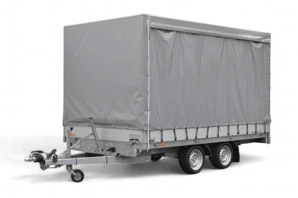 Henra  P202 356x200x207 Huif 2850Kg Plateauwagen, Auto diversen, Aanhangers en Bagagewagens, Gebruikt, Ophalen of Verzenden