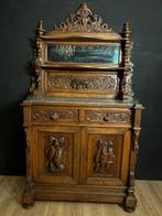 Credenza - Glas, Hout, Marmer