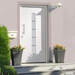 Voordeur 100x210 cm aluminium en PVC wit, Doe-het-zelf en Verbouw, Nieuw, Verzenden