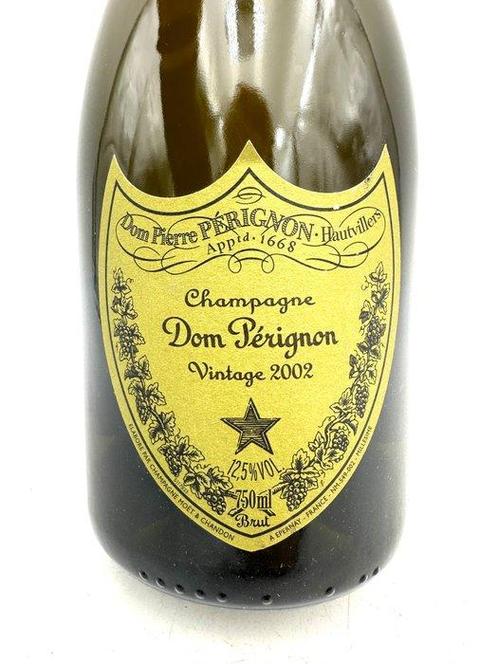 2002 Dom Pérignon - Champagne Brut - 1 Fles (0,75 liter), Verzamelen, Wijnen